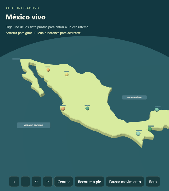 Captura real de México vivo en 3D